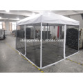 10x10ft Patio im Freien knallen oben Party-Zelt-Überdachungs-Gazebo mit Mesh-Weiß